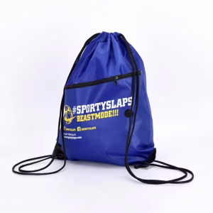 Custom Polyester Drawstring Sports Backpack – Waterproof & Durable